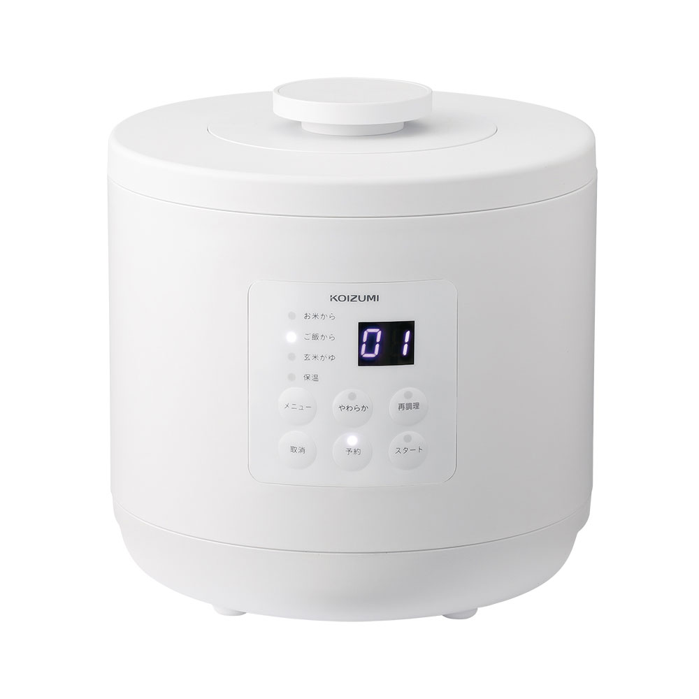 コイズミ おかゆメーカー　ホワイト KSC-0800/W KOIZUMI [KSC0800W]のサムネイル