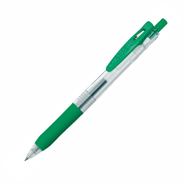 ゼブラ サラサクリップ 0.4mm（緑） ZEBRA ジェルボールペン JJS15-G
