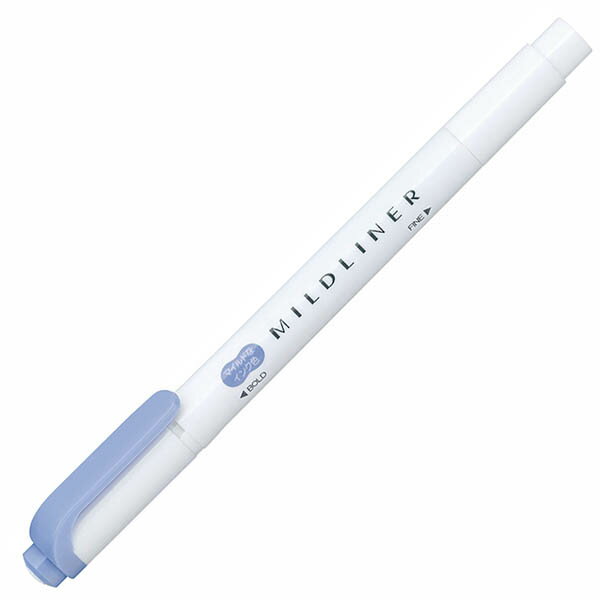 ゼブラ マイルドライナー（マイルドダークブルー） ZEBRA ラインマーカー WKT7-MDB