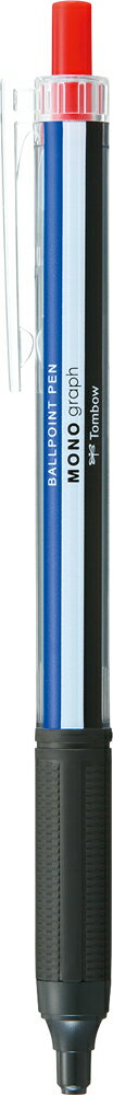 トンボ鉛筆 油性ボールペン モノグラフライト 0.38mm（モノカラー/赤インク） TOMBOW BC-MGLU01R25