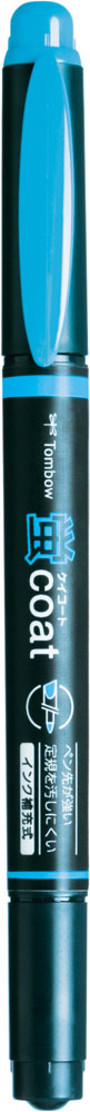 トンボ鉛筆 蛍光マーカー 蛍COAT(そらいろ) TOMBOW ツインマーカー WA-TC96
