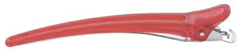 EクリップM10410RD 五力工業 ヘアクリップM　10P（クリアレッド） Eクリップ [EクリプM10410RD]