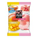 ぷるんと蒟蒻ゼリーパウチ マンゴー+白桃(20g×12個) オリヒロ プルント マンゴ-+ハクトウ 12