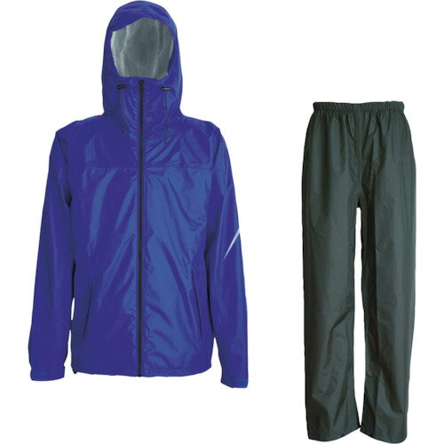 TRW3440-52-L トラスコ中山 コンフォートレインスーツ ロイヤルブルー L TRUSCO