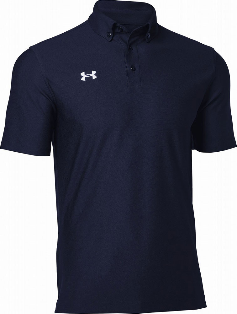 アンダーアーマー UAチーム アーマー ポロ ボタンダウン （Midnight Navy/White・サイズ：XXL） DOM-1384777-410-XXL UNDER ARMOUR