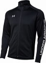 DOM-1384780-001-XL アンダーアーマー UAチーム サッカー ニット フルジップ トップス(Black・サイズ:XL) UNDER ARMOUR
