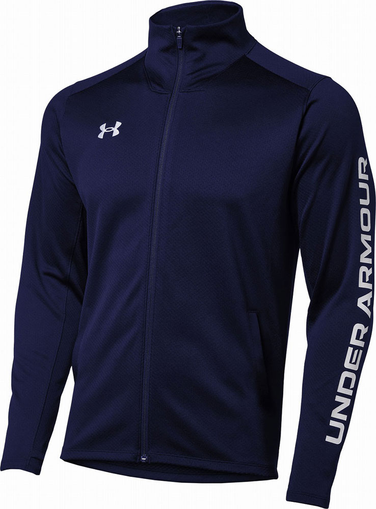 DOM-1384780-410-LG アンダーアーマー UAチーム サッカー ニット フルジップ トップス(Midnight Navy・サイズ:LG) UNDER ARMOUR
