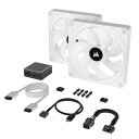 CORSAIR|コルセア ファン iCUE LINK QX140 RGB WHITE Starter Kit iCUE LINK QX RGBシリーズ CO-9051008-WW
