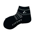 XLN4049 ルーセント Ladies ソックス ベリーショート(ブラック・サイズ:XL)