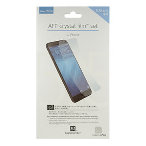 パワーサポート iPhone6 Plus用AFPクリスタルフィルムセット（2枚入り） AFP crystal film set for iPhone6 Plus PYK-01