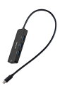 エレコム USB Type-C ハブ USB3.1 Gen1(USB-A×3/HDMI×1) バスパワー 薄型(ブラック) U3H-MH3006BBK