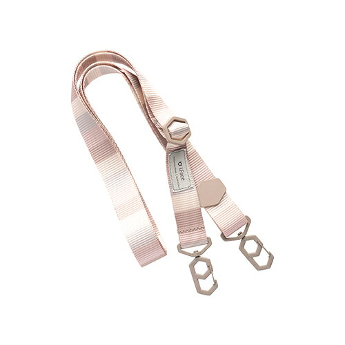 Zodiac - Hamee ショルダーストラップ iFace HANG AND マルチボーダー（ベージュ） 41-955543