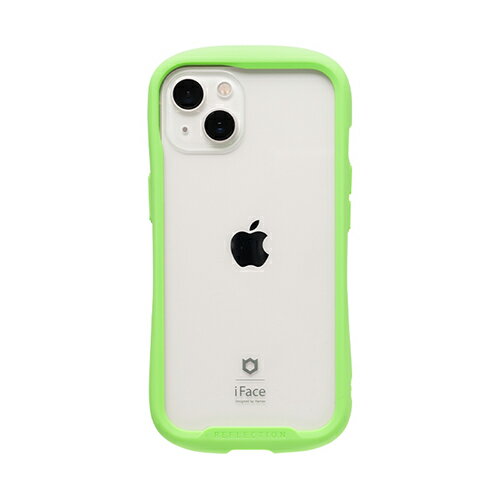 Hamee iPhone 13用 ガラスケース iFace REFLECTION（ライムグリーン） 41-975022
