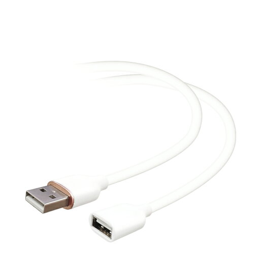 エアージェイ USB 強化コネクターふわふわ延長ケーブル 1m(ホワイト) air-J UCJ-FM1M エアージェイ USB 強化コネクターふわふわ延長ケーブル 1m(ホワイト) air-J UCJ-FM1M