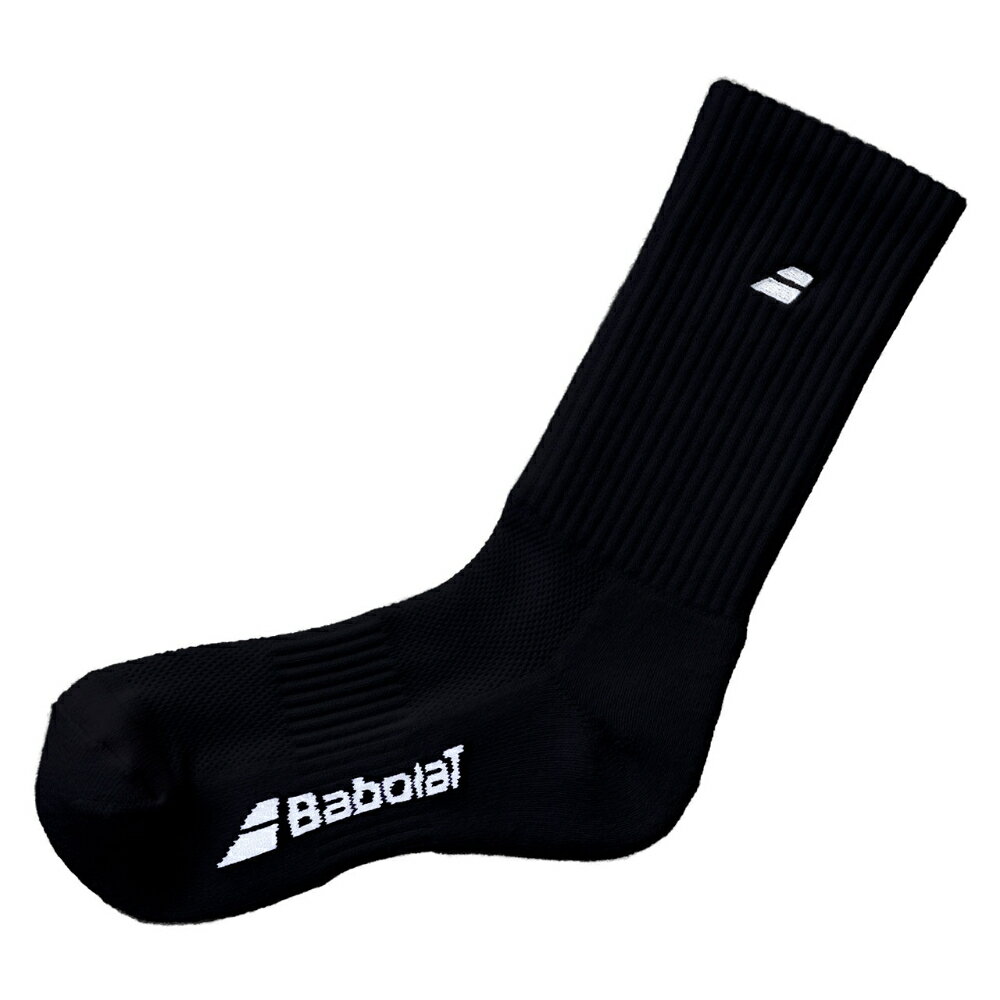 BabolaT(バボラ) CLUBレギュラーソックス ユニセックス(ブラック・サイズ:25〜27) BUS1810C-BK00-25-27
