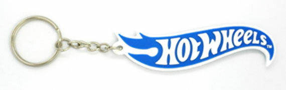ホットウィール ホットウィール ラバーキーチェーン ブルー×ホワイト【HWU69095】