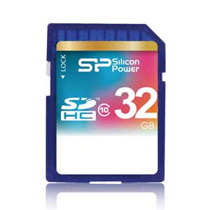 SP032GBSDH010V10 シリコンパワー SDHCメモリーカード 32GB Class10