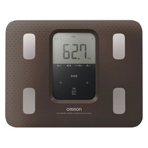HBF-220-BW オムロン 体重体組成計（ブラウン） OMRON カラダスキャン [HBF220BW]のサムネイル