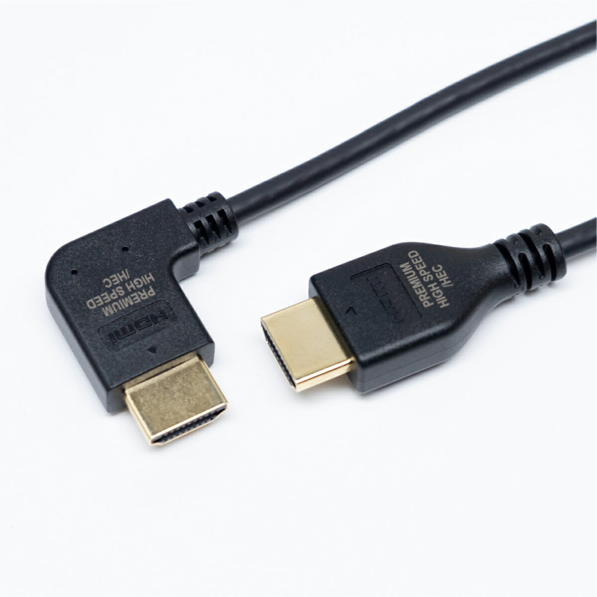 Modget プレミアムHDMIケーブル（2.0m・Ver2.0・ブラック・A to A L字） JO-HDMI20-20L Modget