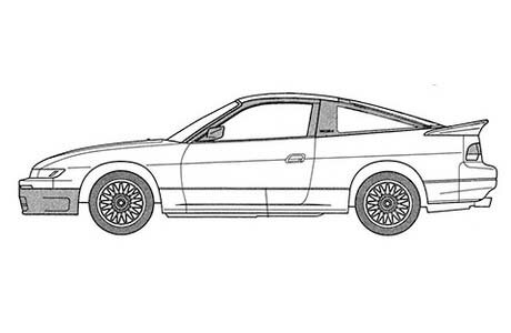 フジミ 1/24 頭文字Dシリーズ No.003 シルエイティ 佐藤真子【ISD-003】 プラモデル