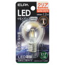 LDA1CL-G-E17-G456 ELPA LEDミニ球 S形(クリア電球色相当) elpaball mini(エルパポール ミニ)