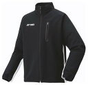 YO-50148-007-S ヨネックス メンズ ウォームアップシャツ(ブラック・サイズ:S) YONEX