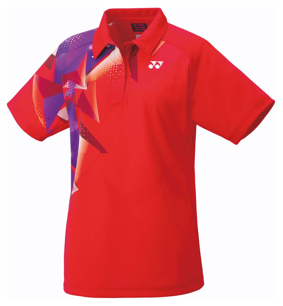 ヨネックス レディース ゲームシャツ(サンセットレッド・サイズ:XO) YO-20815-496-XO YONEX