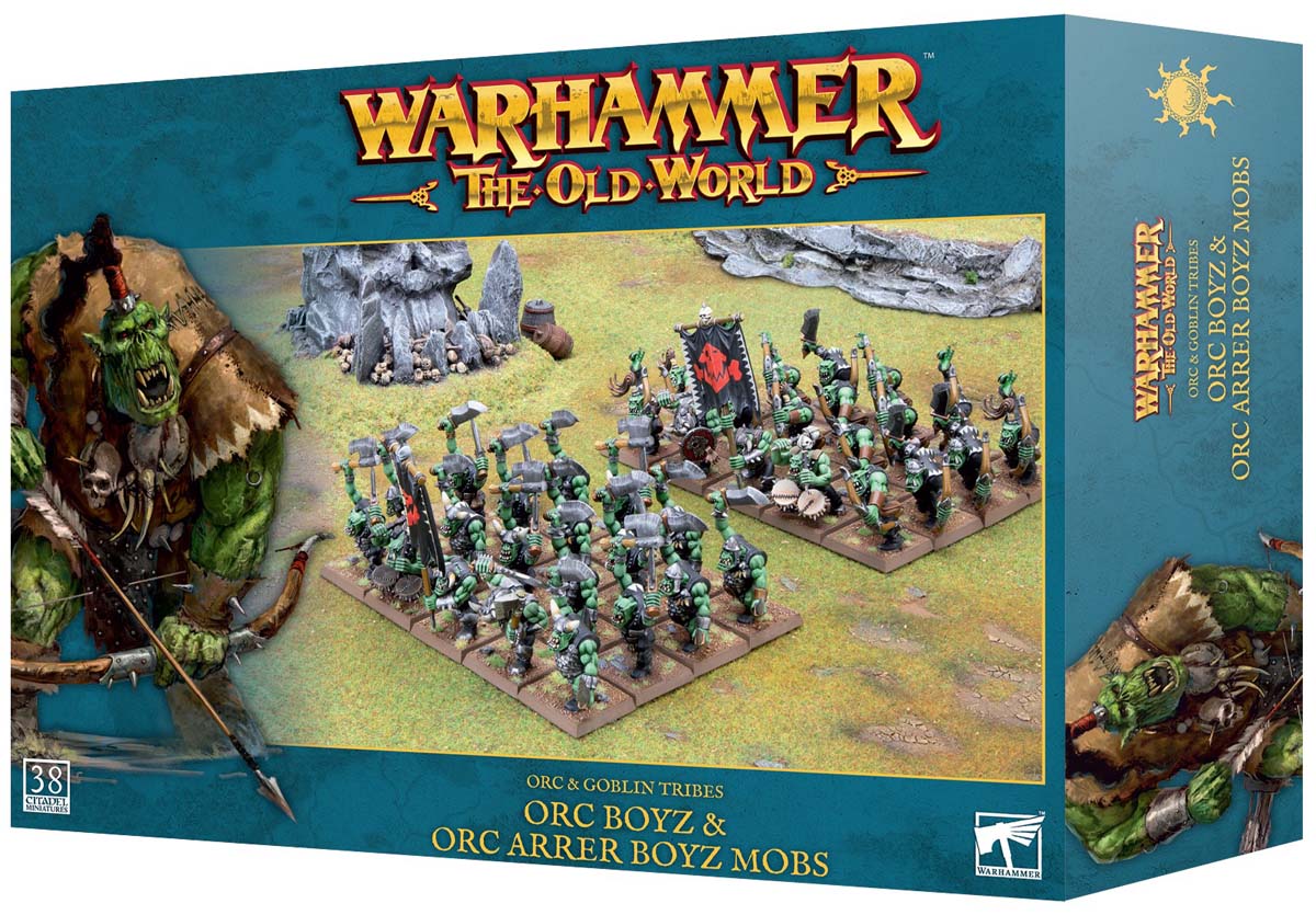 ゲームズワークショップ ORC ＆ GOBLIN TRIBES: ORC BOYZ ＆ ORC ARRER BOYZ MOBS ウォーハンマー