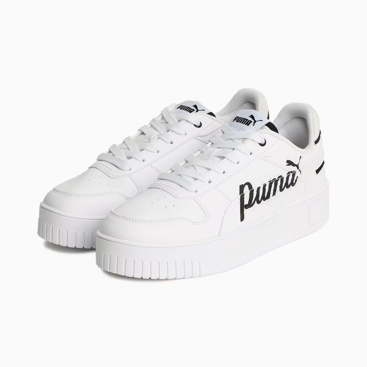 PUMA - プーマ レディース キャリーナ ストリート プーマ スニーカー（プーマ ホワイト/プーマ ブラック・サイズ：23.5cm） PJ-40027501-235 PUMA