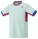 YO-10563-647-M ヨネックス ユニセックス ゲームシャツ(フィットスタイル)(スモークミント・サイズ:M) YONEX(4)