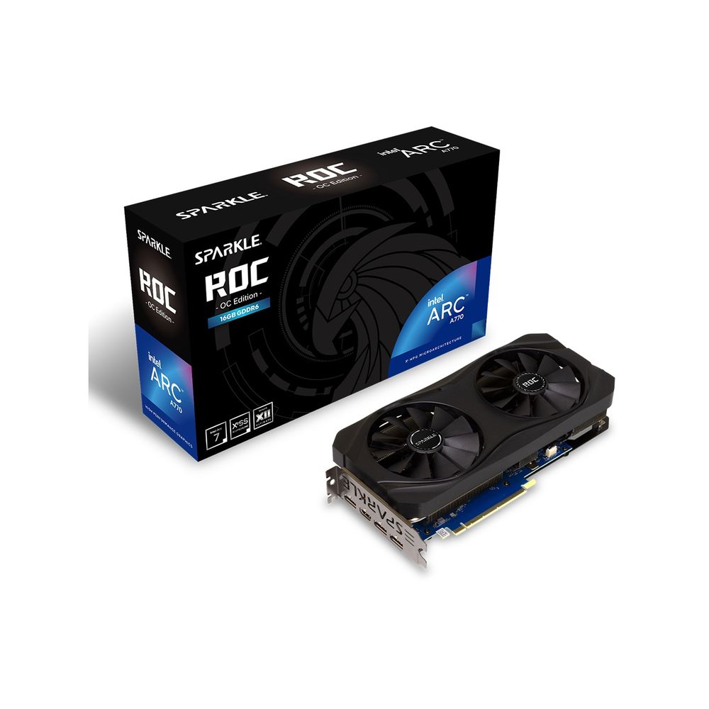 SPARKLE（スパークル） Intel Arc A770 デュアルファン搭載 オーバークロックグラフィックボード SA770R-16GOC