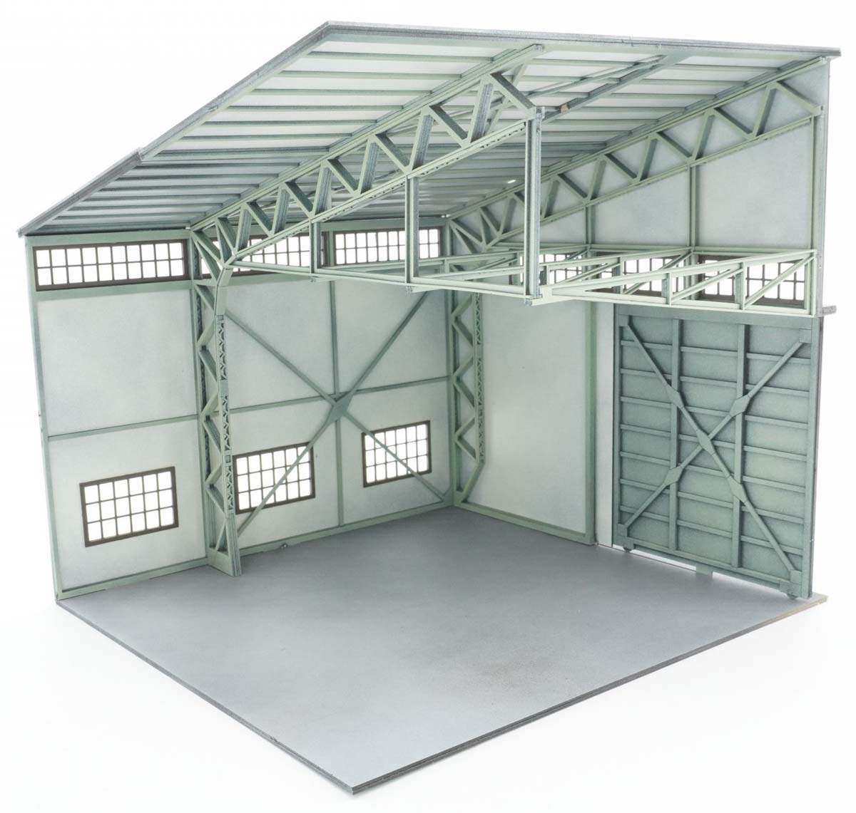 ［鉄道模型］甲府モデル 1/48〜72　32-1 格納庫 ペーパーキット