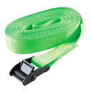 BT-254(LG) E-Value カムバックル式荷締ベルト (ライムグリーン・使用荷重76kg 幅25mm 長さ4m)(4)