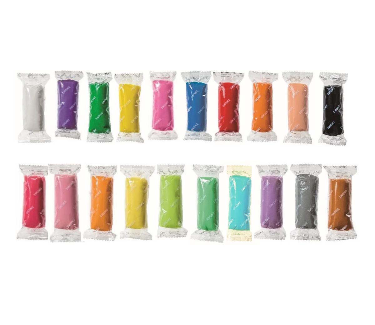 アガツマ お米のねんDo！もっちりなめらかお米ねんど カラフル20色 のばしぼう付き