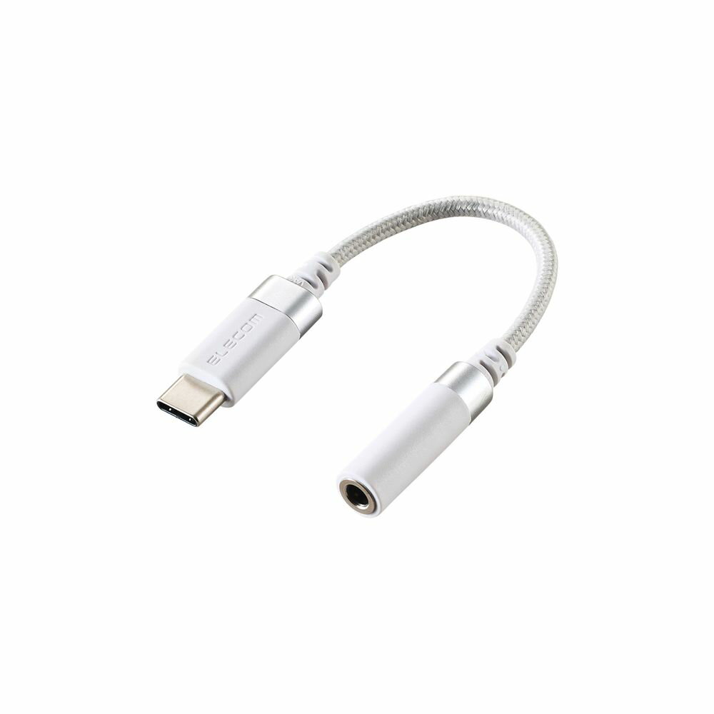 ���쥳�� �ϥ��쥾�б� USB Type-C - ��3.5mm�Ѵ������֥� ���ѵסʥۥ磻�ȡ� MPA-C35DSWH