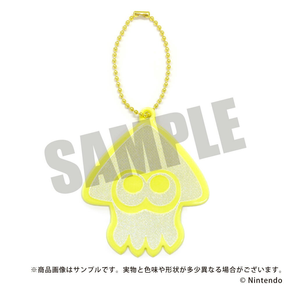 empty スプラトゥーン3 カラーリフレクター 01.イカ/イエロー [EMPSP301 スプラトゥ-ン3 カラ-リフレクタ- イカ イエロ-]