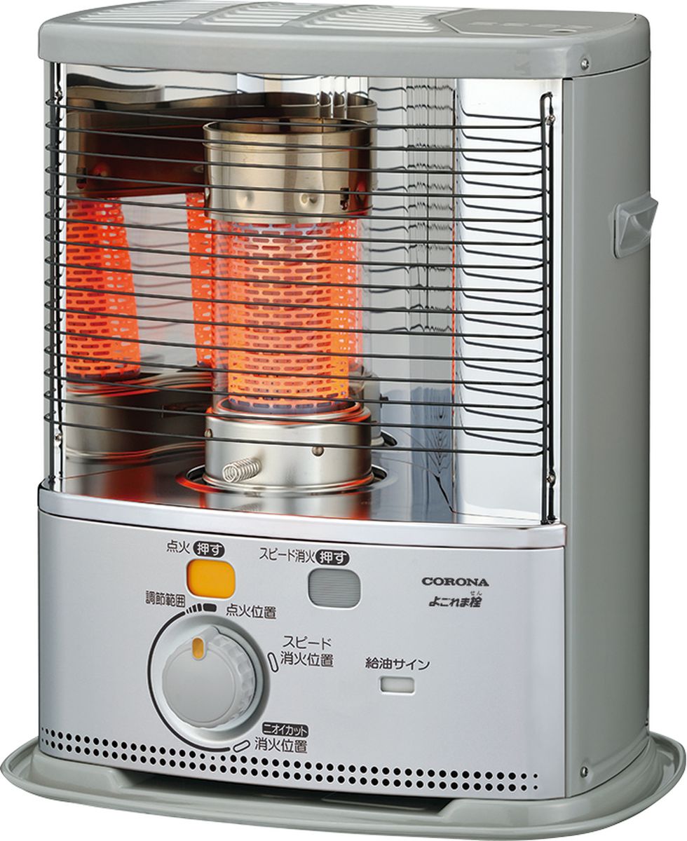 SX-2824Y-S コロナ 石油ストーブ（木造8畳/コンクリート10畳まで） 【暖房器具】CORONA シルバー [SX2824YS]
