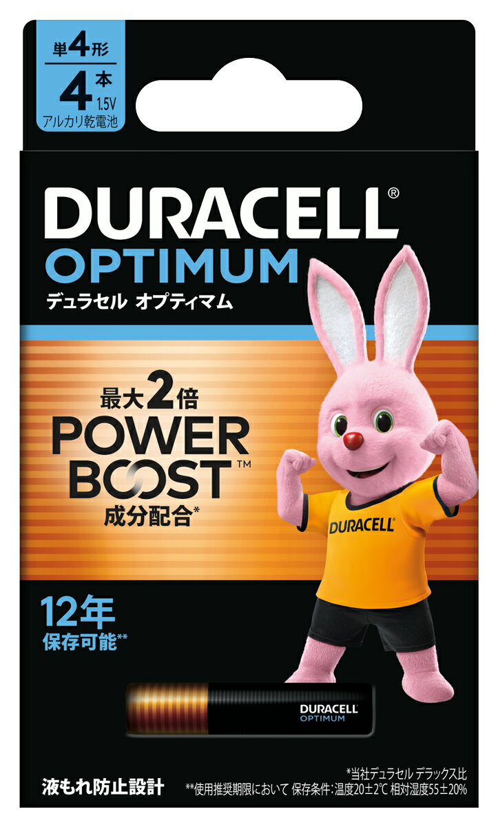 LR03-OPTIMUM-04 ǥ饻 륫괥ñ4 4ܥѥå֥ץƥޥ DURACELL OPTIMUM [LR03...