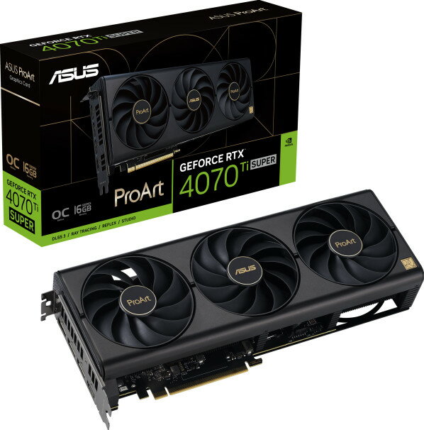 ASUS（エイスース） NVIDIA GeForce RTX 4070 Ti SUPER チップセット搭載グラフィックボード PROARTRTX4070TISO16G