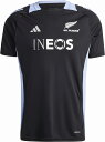 JUJ26-IX0722-J/L アディダス オールブラックス ラグビー AEROREADY 半袖Tシャツ(オールブラック・サイズ:J/L) adidas