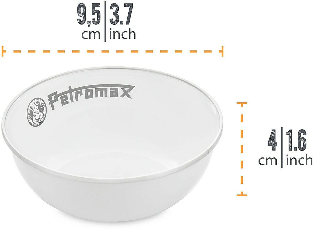 Petromax(ペトロマックス) エナメルボウル160(2ケ入)ホワイト STA-13891