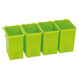 スケーター 野菜スタンダードケース連結式（4個セット） グリーン FVR1 [FVR1]