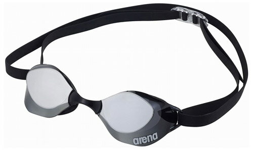 アリーナ 【アクアフォーススイフトA】レーシングゴーグル（ミラーレンズ スワイプくもり止め WA承認）（スモーク×シルバー×ブラック×ブラック×ブラック・サイズ：F） DS-AGLO400M-SMSL-F arena