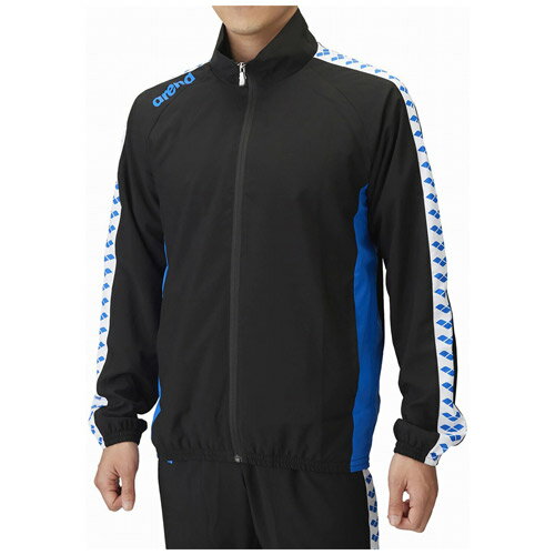 アリーナ ジャケット（ブラック×ブルー・サイズ：XO） ASS4JKU003-BKBU-XO arena