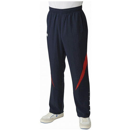 アリーナ ロングパンツ（ネイビー×レッド・サイズ：S） DS-ASS4LPU008-NVRD-S arena