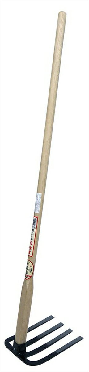 金象 豊穣 鳥取型 四本鍬 1200柄付 #79204