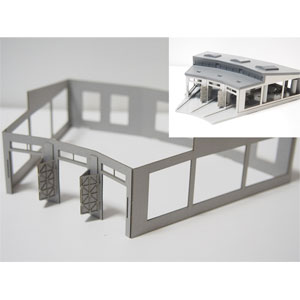 【返品種別B】□「返品種別」について詳しくはこちら□2015年04月 発売※画像はイメージです。実際の商品とは異なる場合がございます。【商品紹介】アドバンスのZゲージ用ストラクチャー、 扇形機関庫外壁 増結キットです。当キットは外壁だけの製品になります。ベースとなる製品は、ロクハン製のS038「扇形機関庫」で1個必要です。【商品仕様】スケール：Zゲージサイズ商品形態：ペーパー製組立キット鉄道模型＞Zゲージ＞ストラクチャー