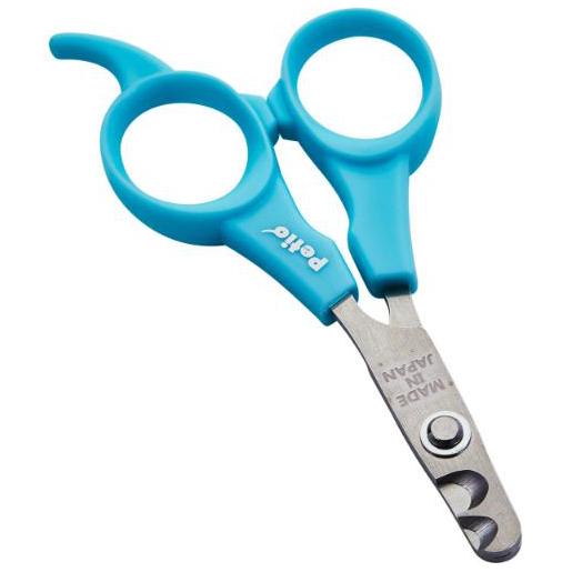 SelfTrimmer スパッと素早く切れる 2つの刃先の猫用爪切り　日本製 ペティオ W274122ツノハサキノネコツメキリ