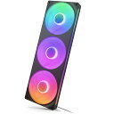 NZXT 新機軸 PCケースファン シングルフレームファン F360 RGB CORE 360mm 2400RPM (ブラック) RF-U36HF-B1