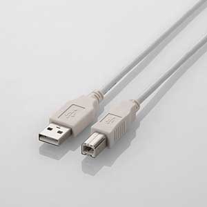 ���쥳�� USB2.0�����֥� [A - B] 3.0m 0.5A�ʥۥ磻�ȡ� U2C-BN30WH